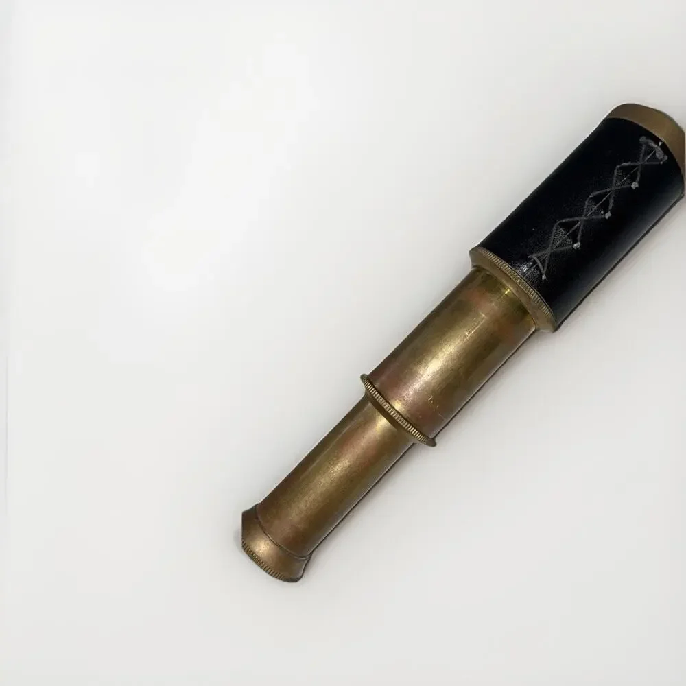 Stanley London Pocket Brass Telescope Modern Spyglass 6” Long Reproduction - Picture 5 of 5